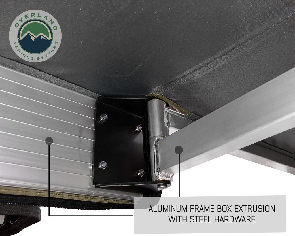 Overland Vehicle Systems Awning 270 Degree Awning and Wall 1, 2, & 3, W/Mounting Brackets Driverside Nomadic - Click Image to Close