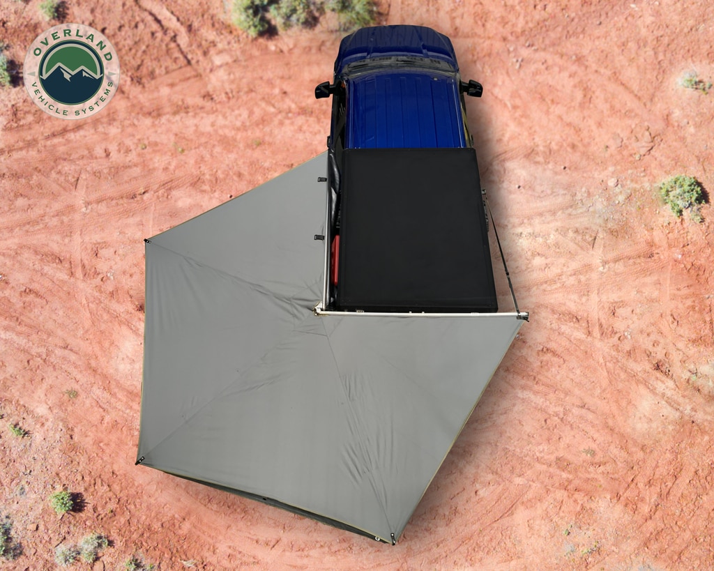 Overland Vehicle Systems Nomadic 270 LT Driver Side Awning With Bracket Kit - Click Image to Close