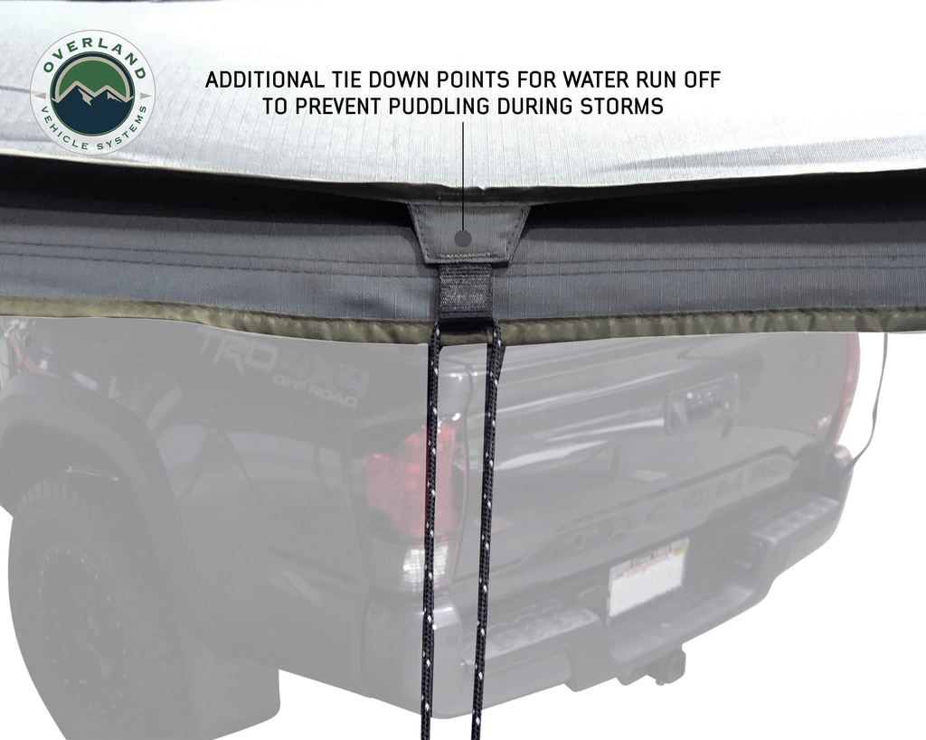 Overland Vehicle Systems Nomadic 270 LT Driver Side Awning With Bracket Kit - Click Image to Close