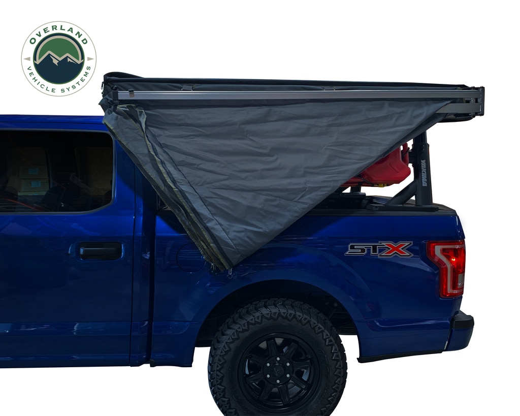 Overland Vehicle Systems Nomadic 270 LT Driver Side Awning With Bracket Kit - Click Image to Close