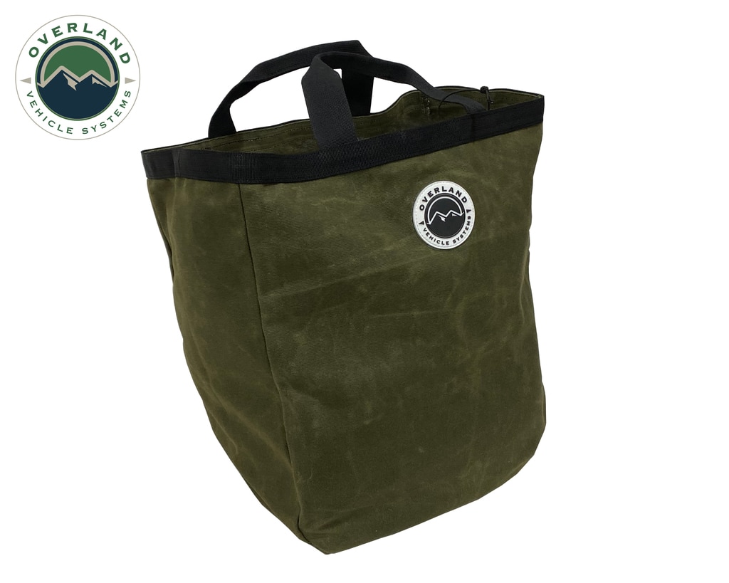 Overland Vehicle Systems Cavas Tote Bag 16 Lb Waxed Canvas - Click Image to Close