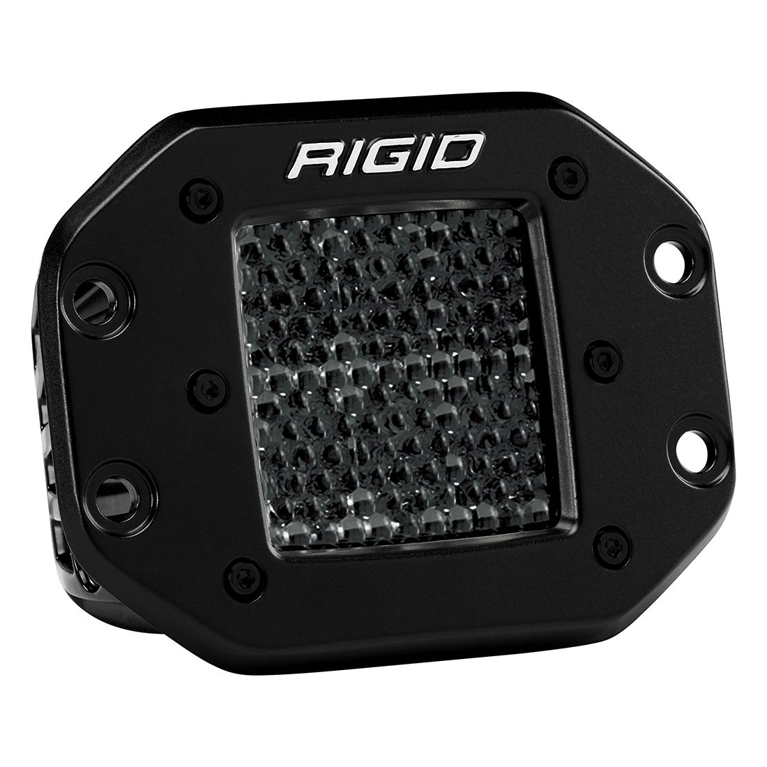 Rigid Industries Spot Diffused Midnight Flush Mount Pair D-Series Pro