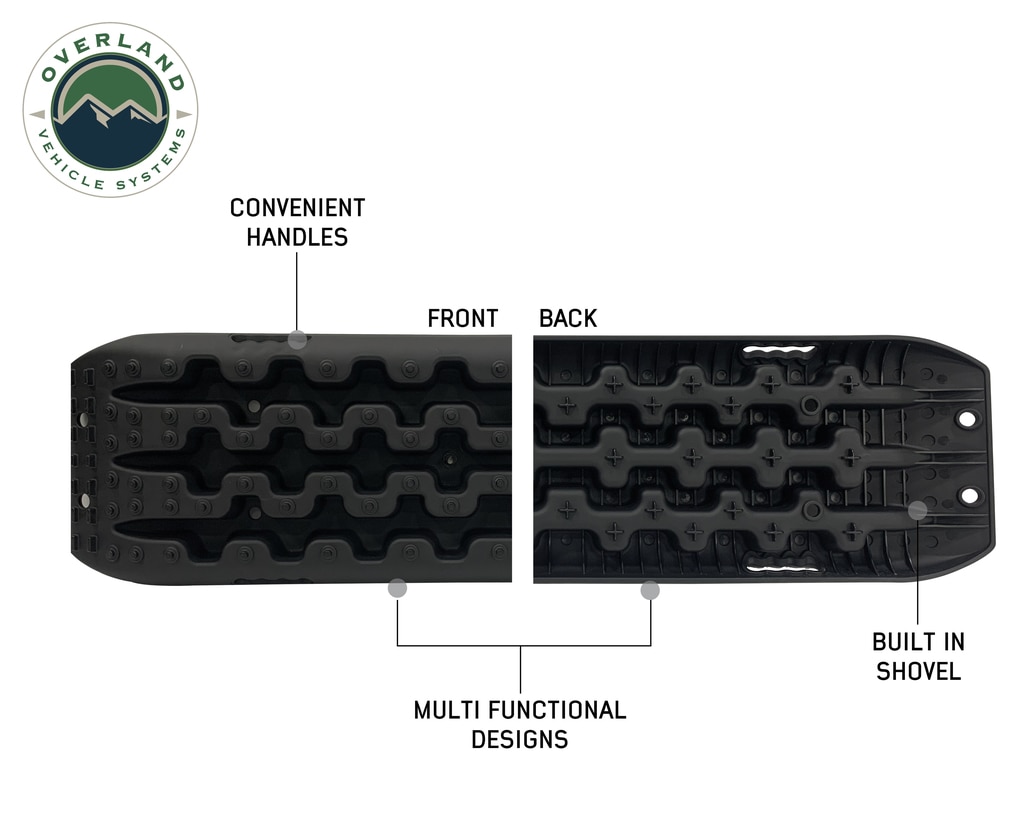 Overland Vehicle Systems Combo Kit with Recovery Ramp and Multi Functional Shovel - Click Image to Close