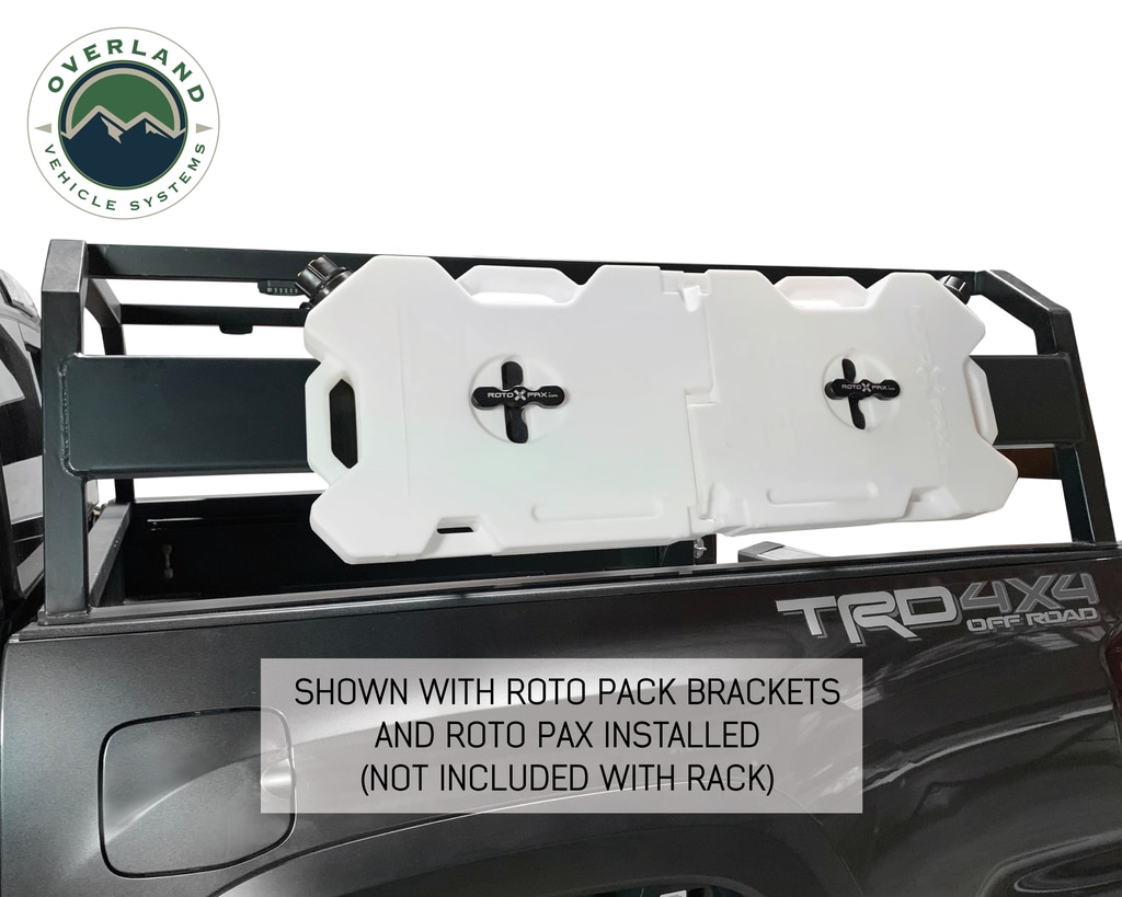 Overland Vehicle Systems Tacoma Bed Rack Discovery Rack Tacoma Short Bed Black