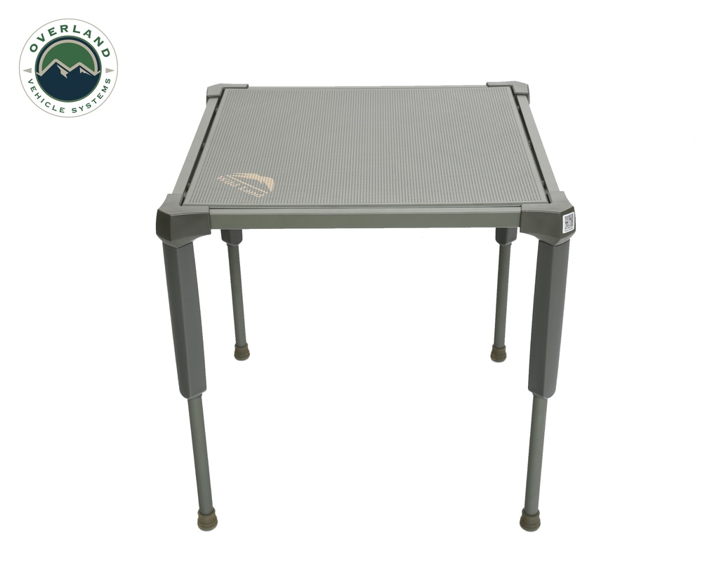 Overland Vehicle Systems Camping Table Folding Portable Camping Table Small With Storage Case Wild Land - Click Image to Close