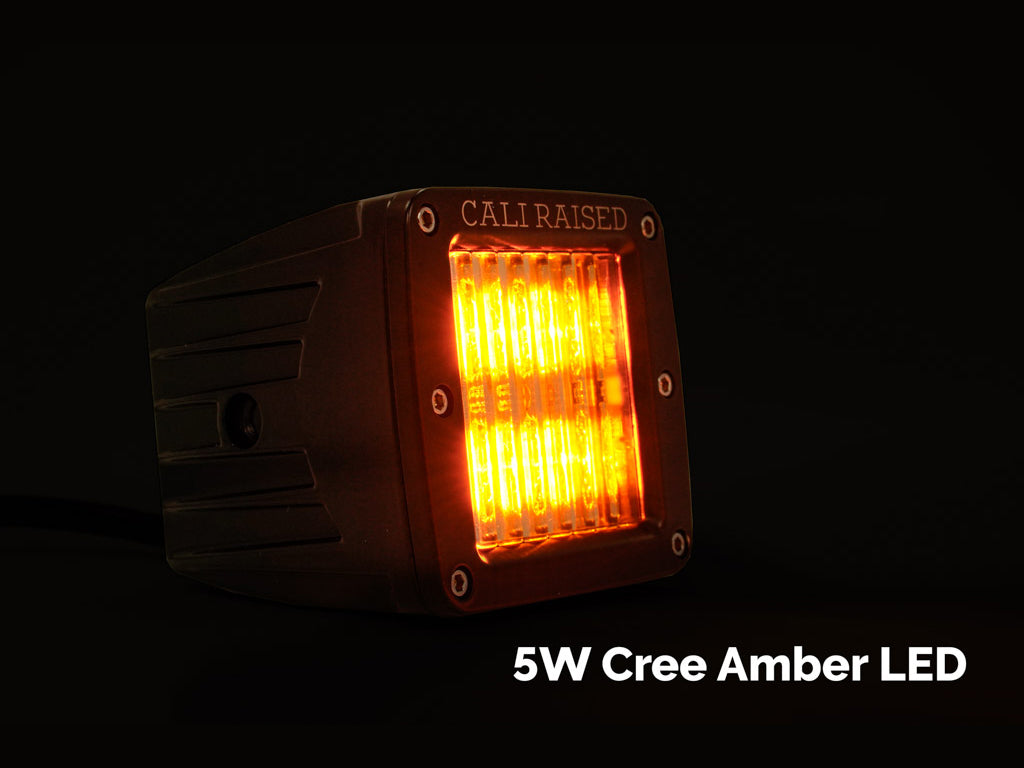 Cali Raised 3X2 18W Amber Pod - Single - Click Image to Close