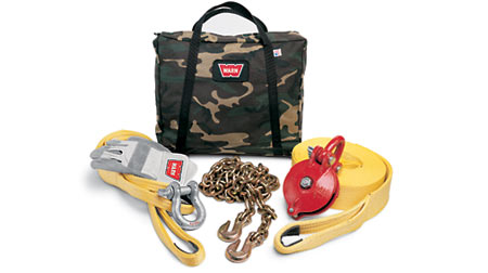 Warn Heavy-Duty Winching Acc Kit (Camo) - Click Image to Close