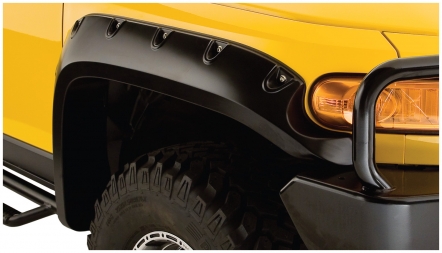 Bushwacker Pocket Style Fender Flares 2007+ FJ Cruiser - FRONT PAIR ONLY - Click Image to Close