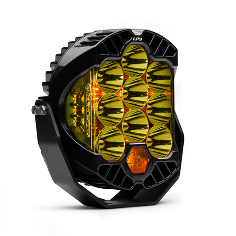 LED Light Pods High Speed Spot Pattern Amber LP9 Series Baja Designs - Click Image to Close