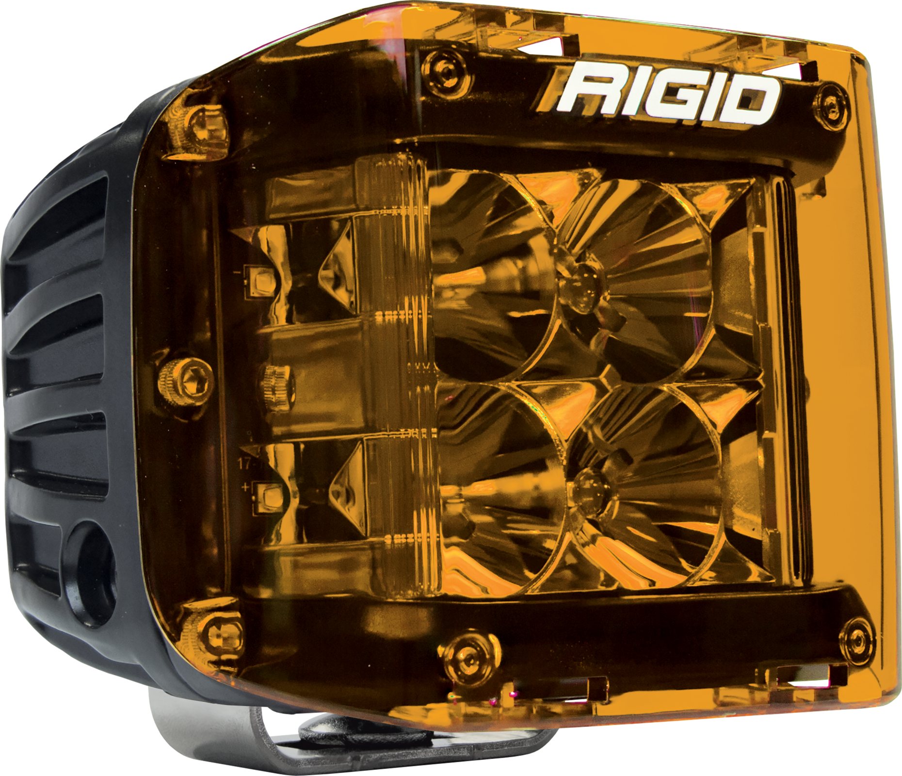 Rigid Industries Light Cover Amber D-SS Pro