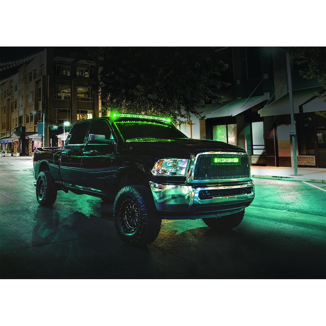 Rigid Industries 40 Inch LED Light Bar Single Row Curved White Backlight Radiance Plus - Click Image to Close