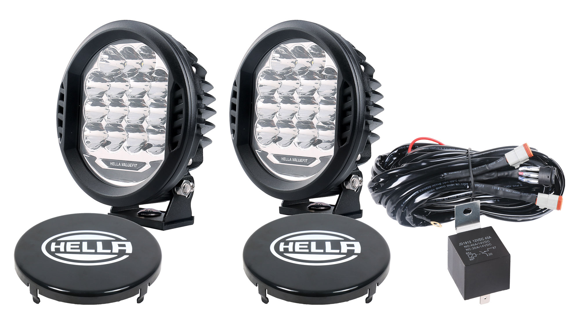 Hella ValueFit 500 LED - Driving Light, Kit - Click Image to Close