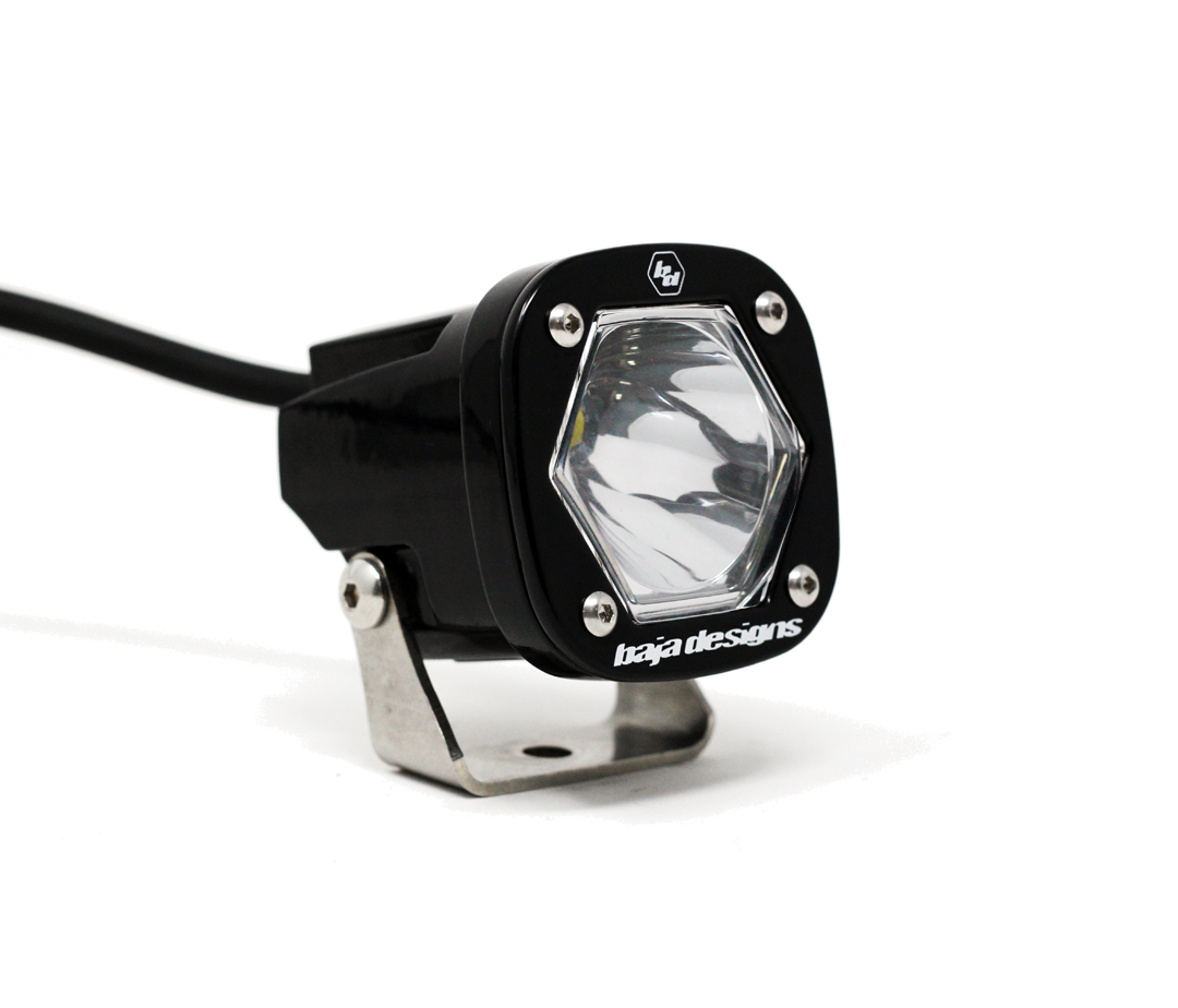 S1 Spot LED Light with Mounting Bracket Single Baja Designs - Click Image to Close