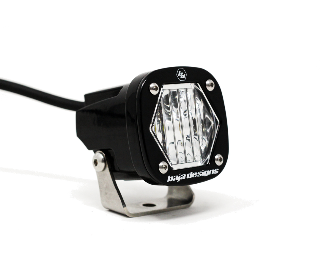 S1 Wide Cornering LED Light with Mounting Bracket Single Baja Designs - Click Image to Close