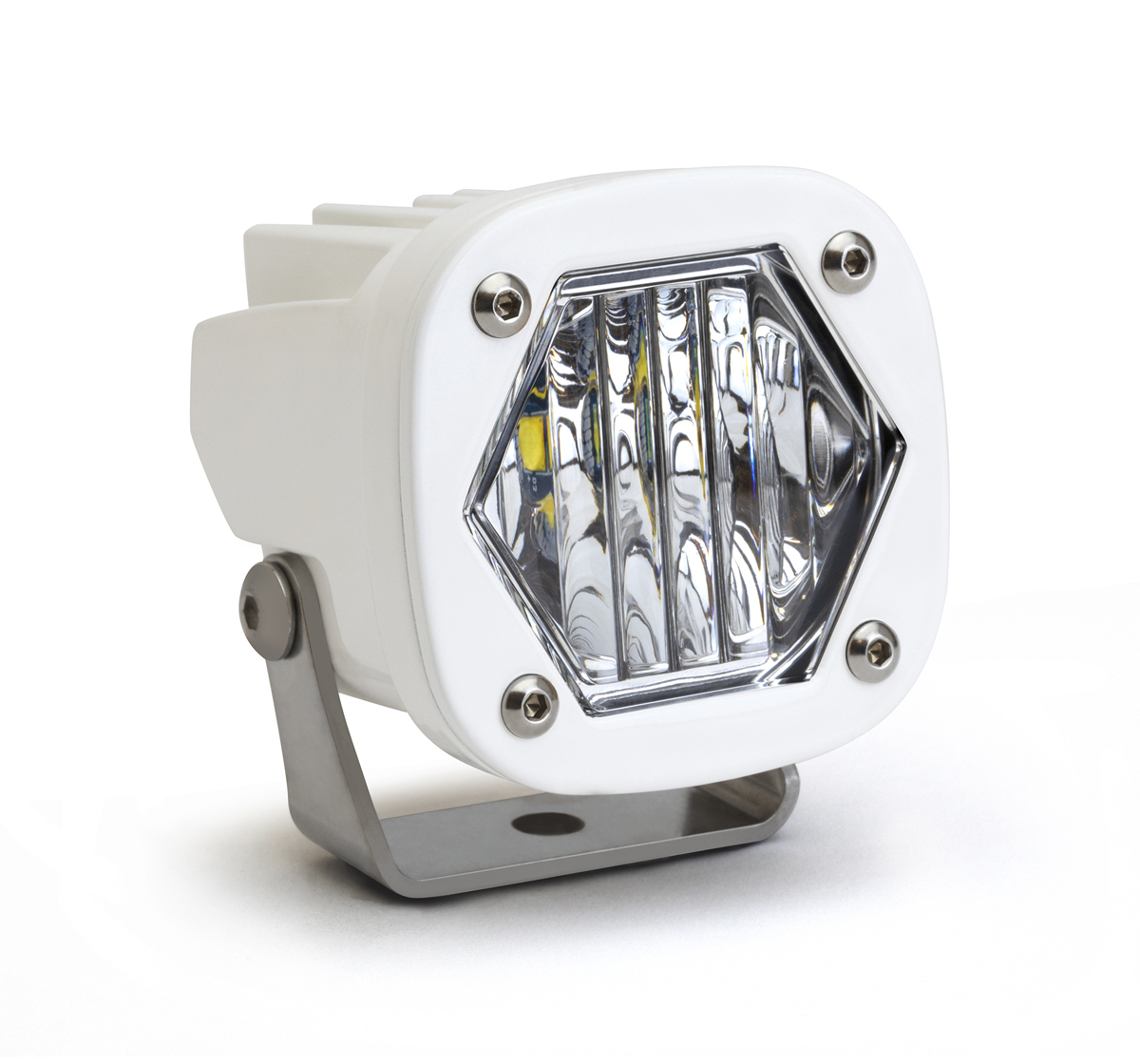 LED Light Pods S1 Wide Cornering White Single Baja Designs - Click Image to Close