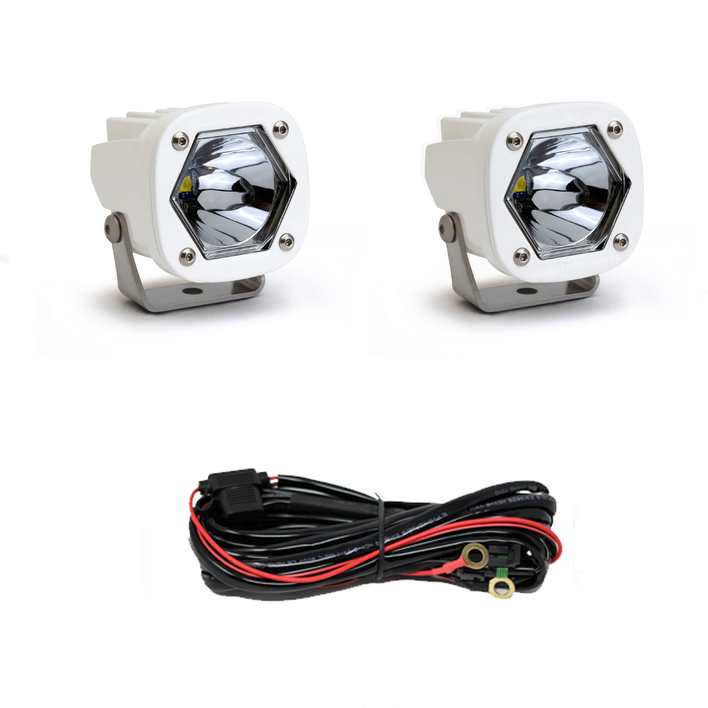 LED Light Pods SI Spot White Pair Baja Designs - Click Image to Close