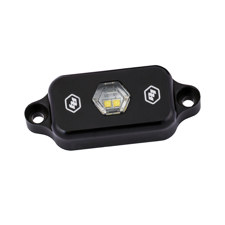 LED Rock Light Clear Baja Designs - Click Image to Close