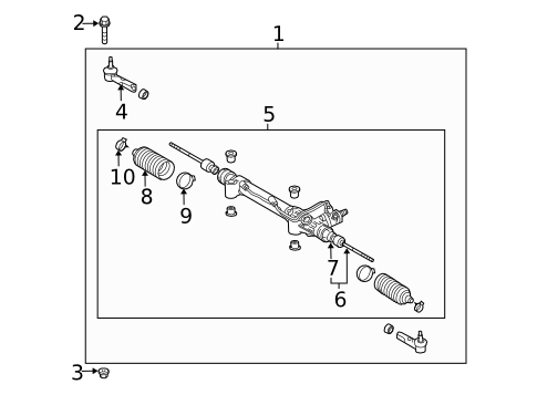 FJ Cruiser Rack and Pinion 2007-2009