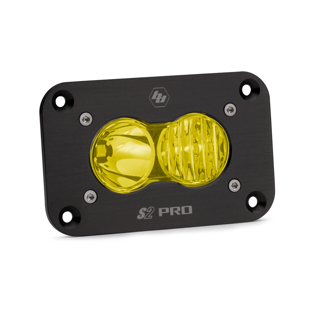 LED Driving/Combo Amber Flush Mount S2 Pro Baja Designs - Click Image to Close
