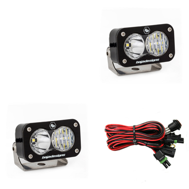 LED Light Pods Driving Combo Pattern Pair S2 Pro Series Baja Designs - Click Image to Close