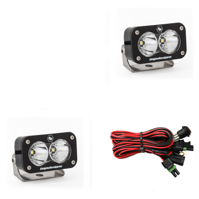 LED Light Pods Work/Scene Pattern Pair S2 Pro Series Baja Designs - Click Image to Close