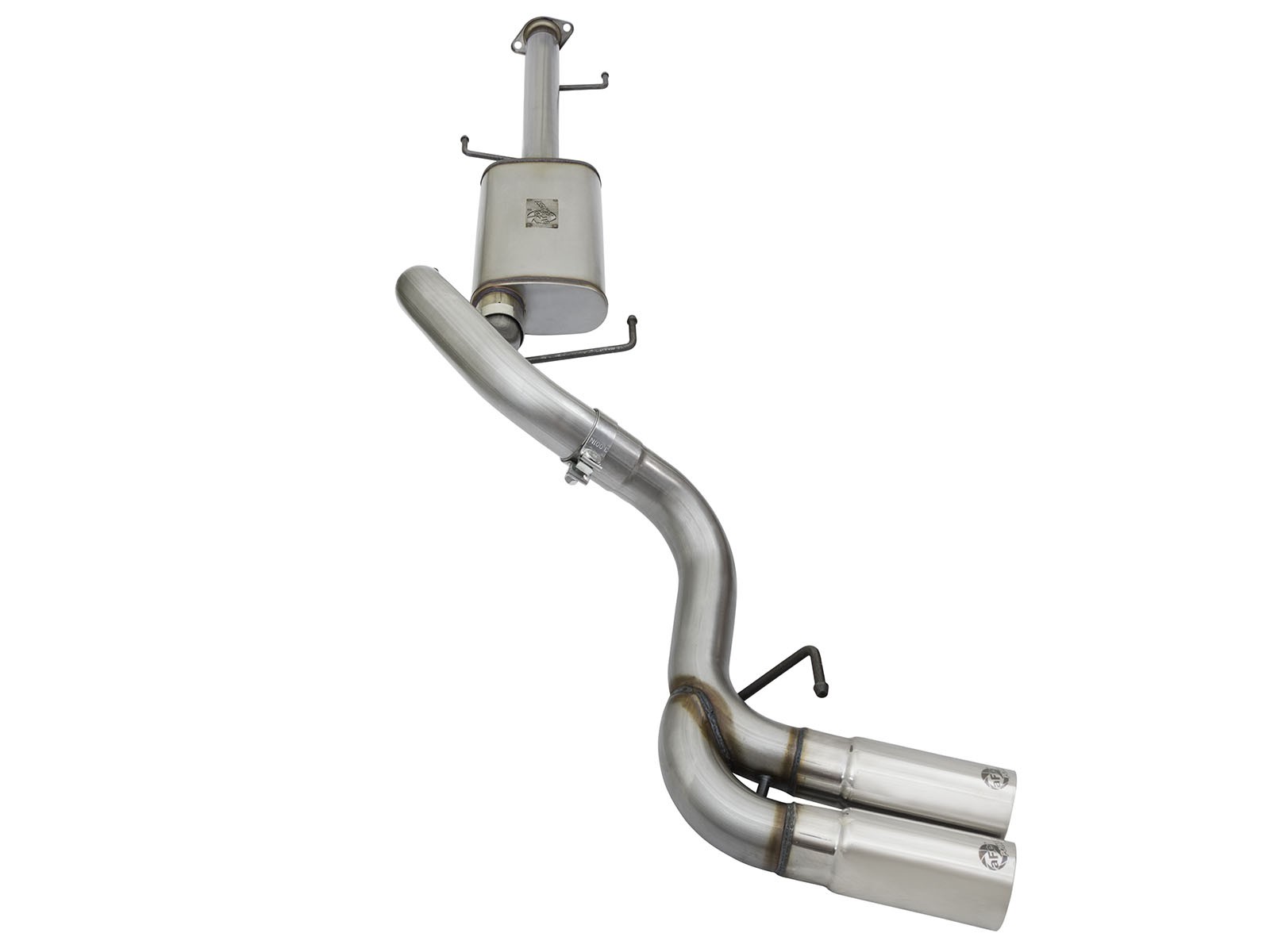 aFe POWER Rebel Series 3" Stainless Steel Cat-Back Exhaust System POLISHED TIP