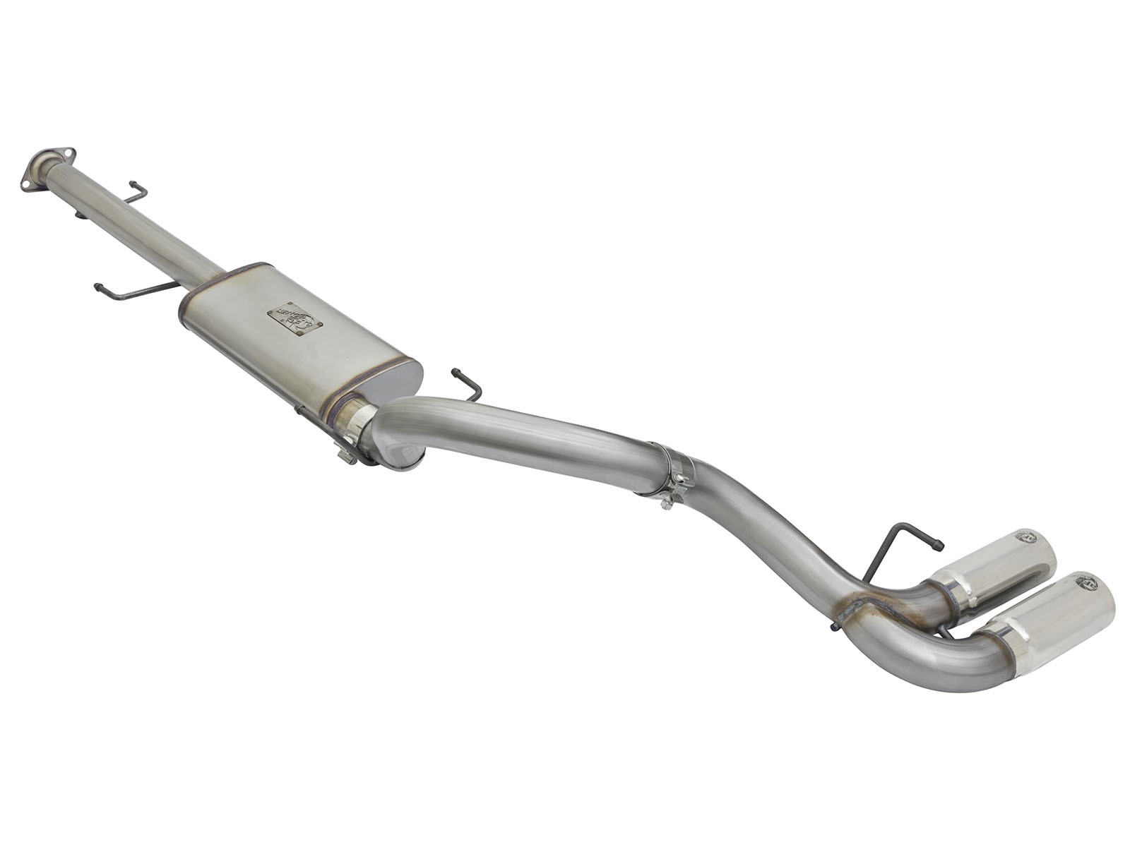 aFe POWER Rebel Series 3" Stainless Steel Cat-Back Exhaust System POLISHED TIP