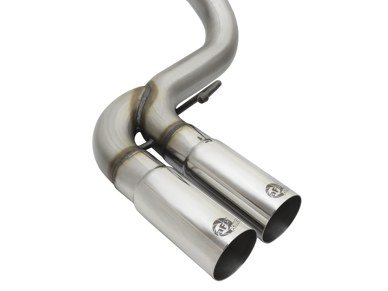 aFe POWER Rebel Series 3" Stainless Steel Cat-Back Exhaust System POLISHED TIP - Click Image to Close