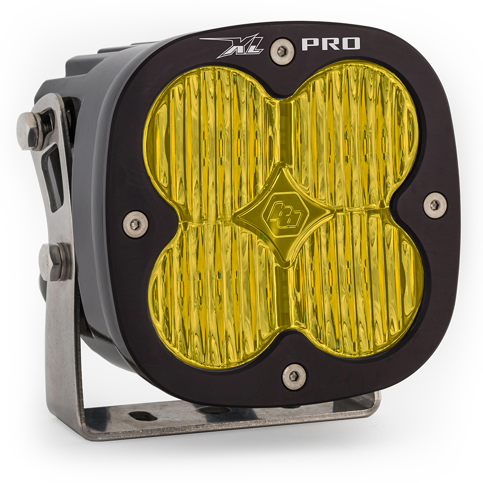 LED Light Pods Amber Lens Spot Each XL Pro Wide Cornering Baja Designs - Click Image to Close