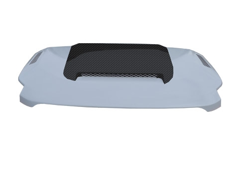 07-14 FJ Cruiser Ram Air Hood - Carbon Fiber Blister