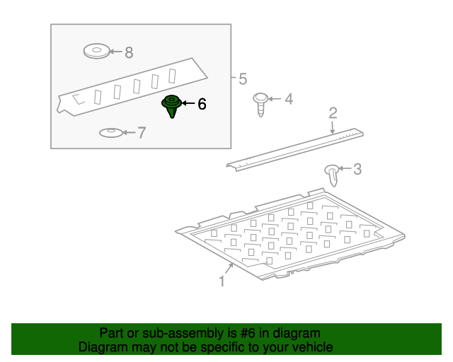 Rear Trim Panel Clip