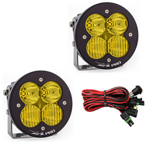 LED Light Pods Amber Lens Driving Combo Pattern Pair XL R Pro Series Baja Designs - Click Image to Close