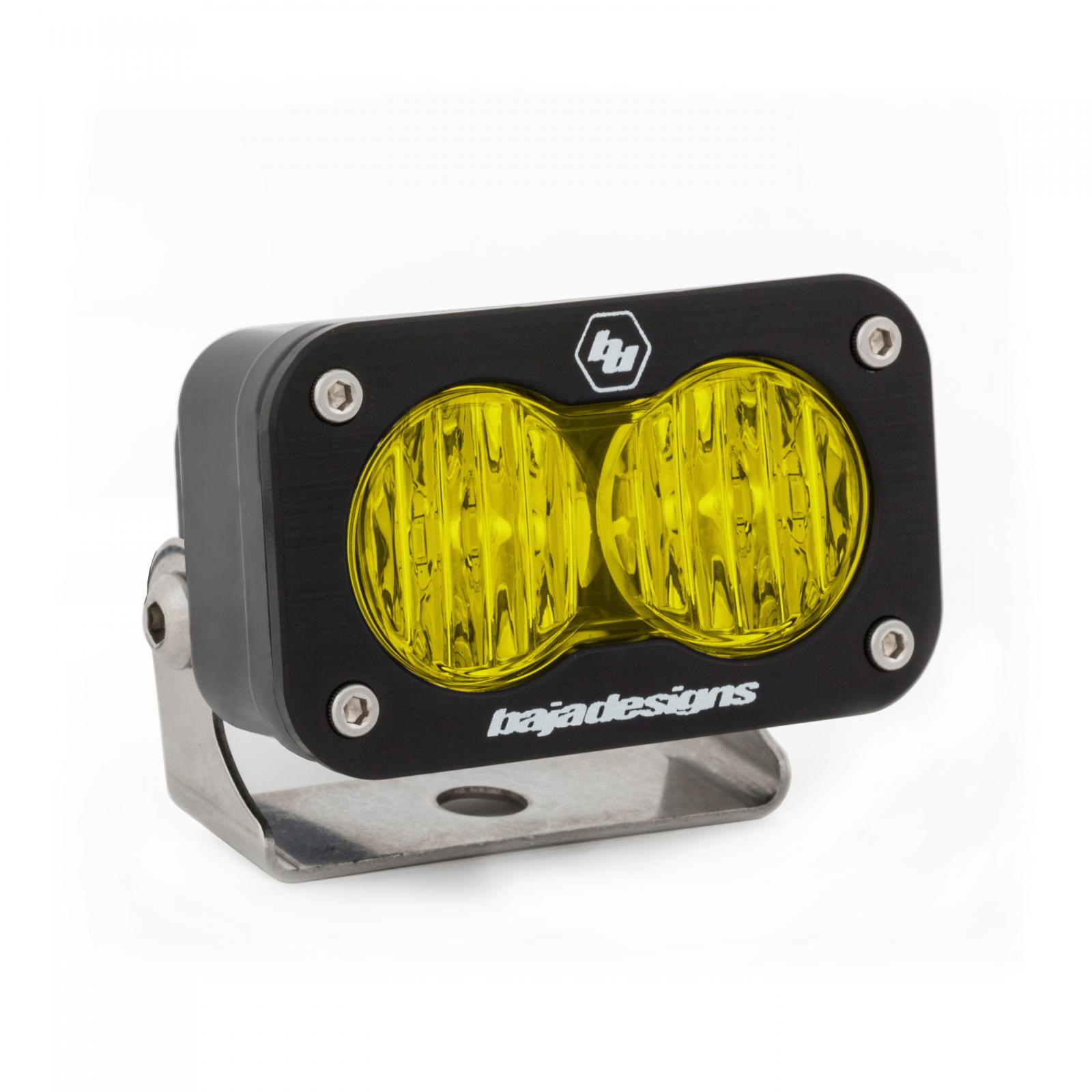 LED Work Light Amber Lens Wide Cornering Pattern Each S2 Sport Baja Designs - Click Image to Close