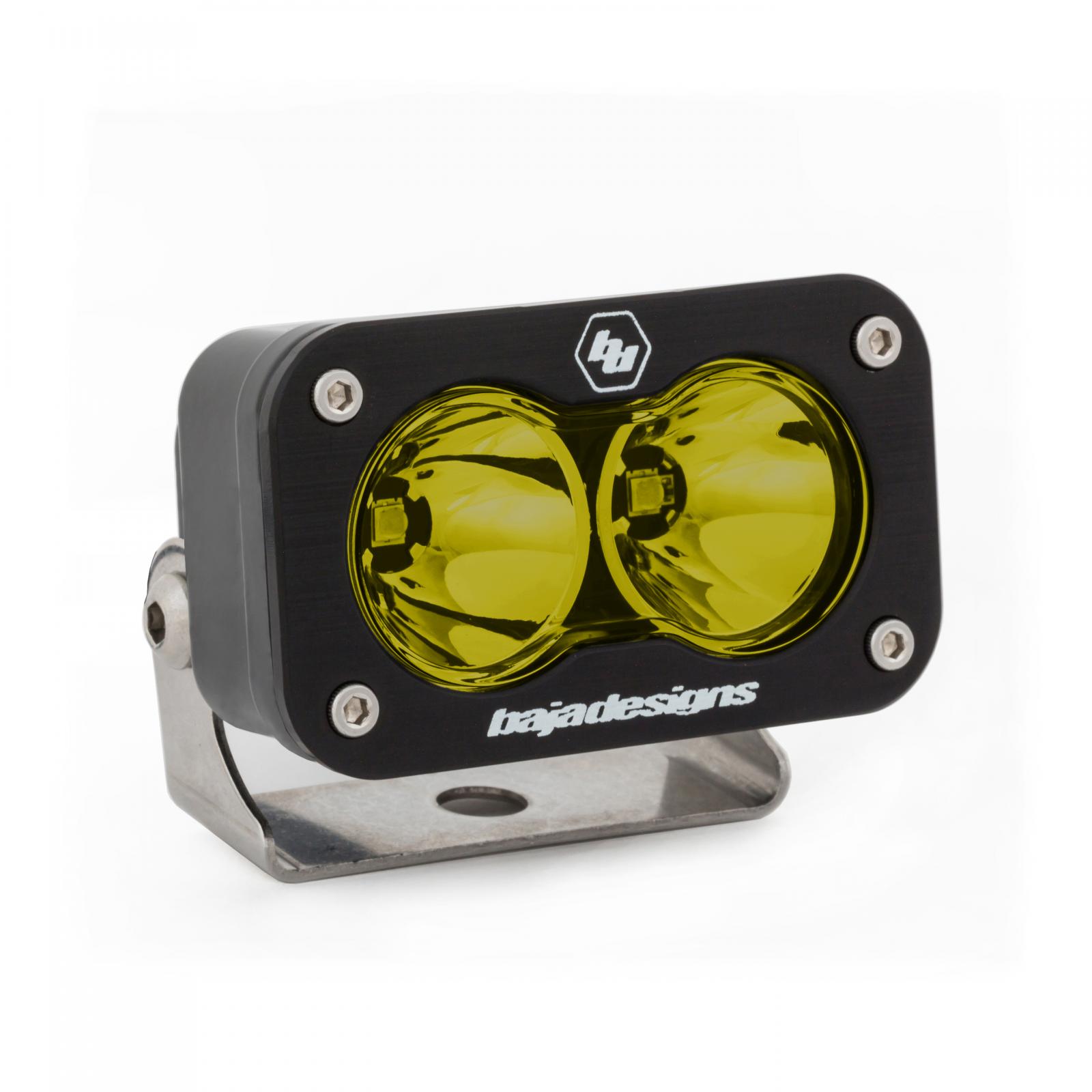 LED Work Light Amber Lens Work/Scene Pattern Each S2 Sport Baja Designs - Click Image to Close