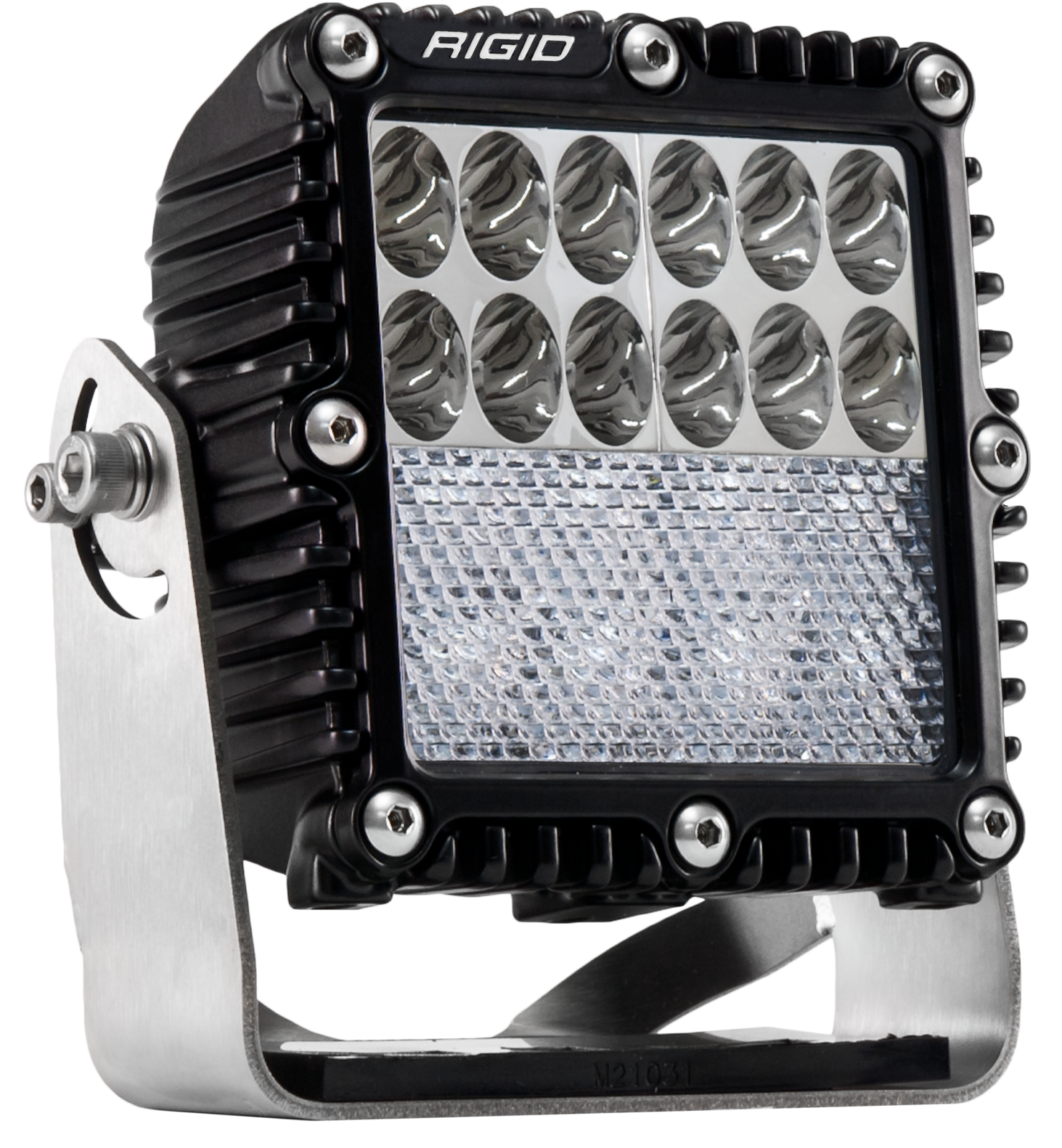 Rigid Industries Driving Down Diffused Black Housing Q-Series Pro - Click Image to Close
