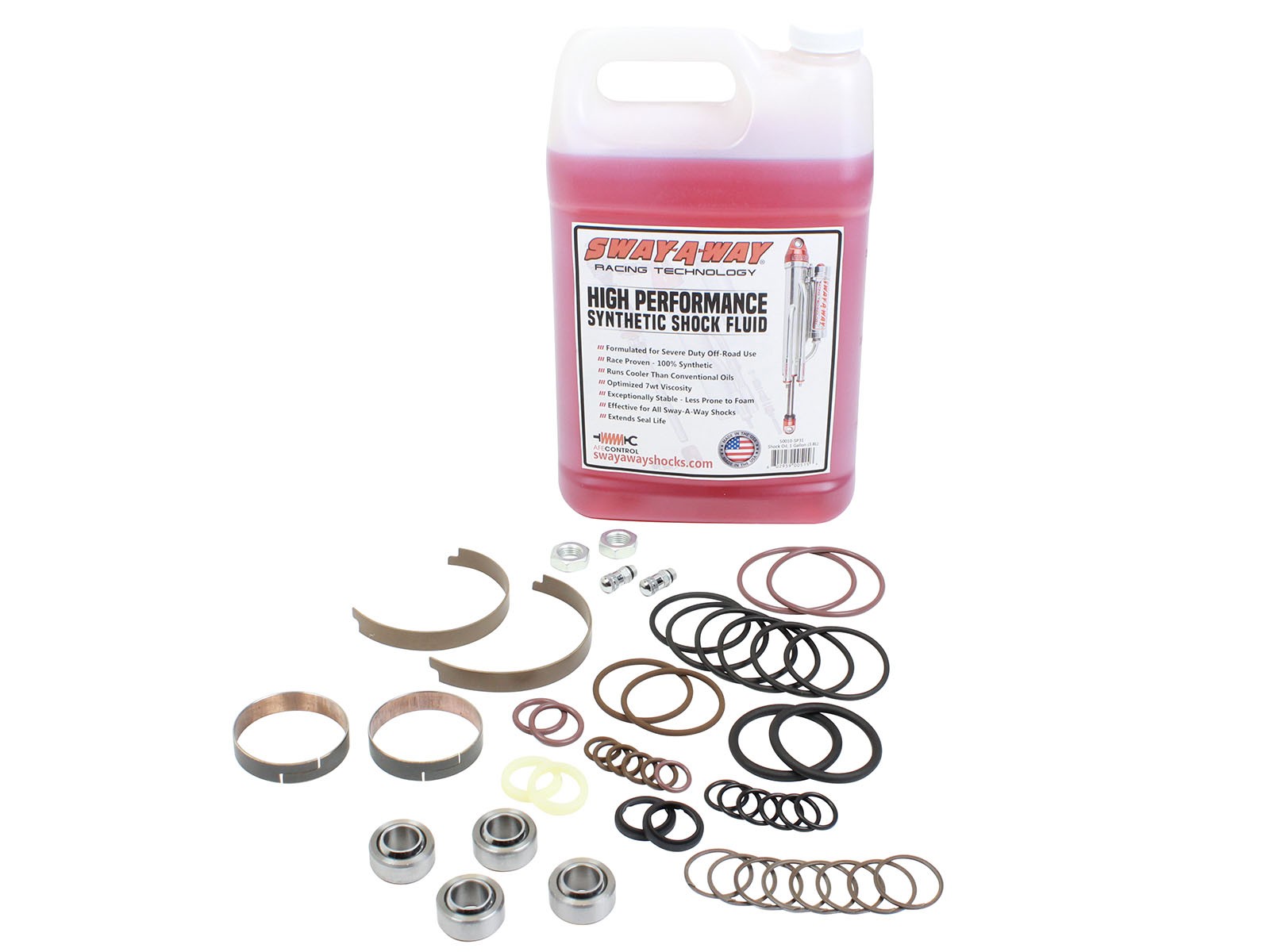 aFe Control Sway-A-Way 2.5" Shock Master Rebuild Kit 7/8" Shaft - Click Image to Close