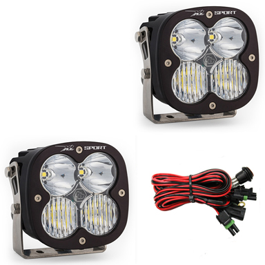 LED Light Pods Driving Combo Pattern Pair XL Sport Series Baja Designs - Click Image to Close