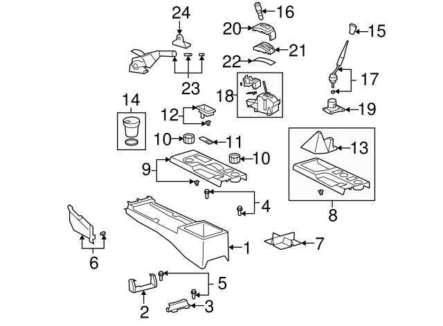 FJ Cruiser Center Console Divider - Click Image to Close