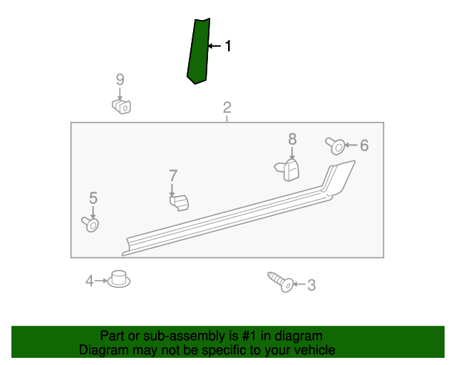 A-Pillar Cover - PASSENGER SIDE 2007-2014 FJ Cruiser - Click Image to Close