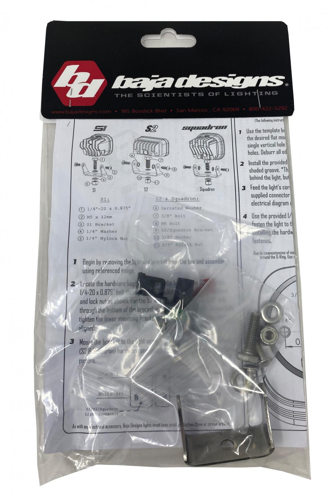 Parts Bag S1 Single Baja Designs Parts Bag S1 Single Baja Designs