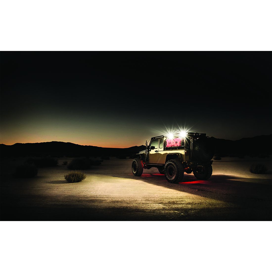 Rigid Industries 4X4 115 Degree DC Power Scene Light Black Housing