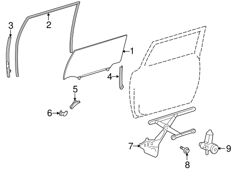 FJ Cruiser PASSENGER SIDE Run Channel - Click Image to Close