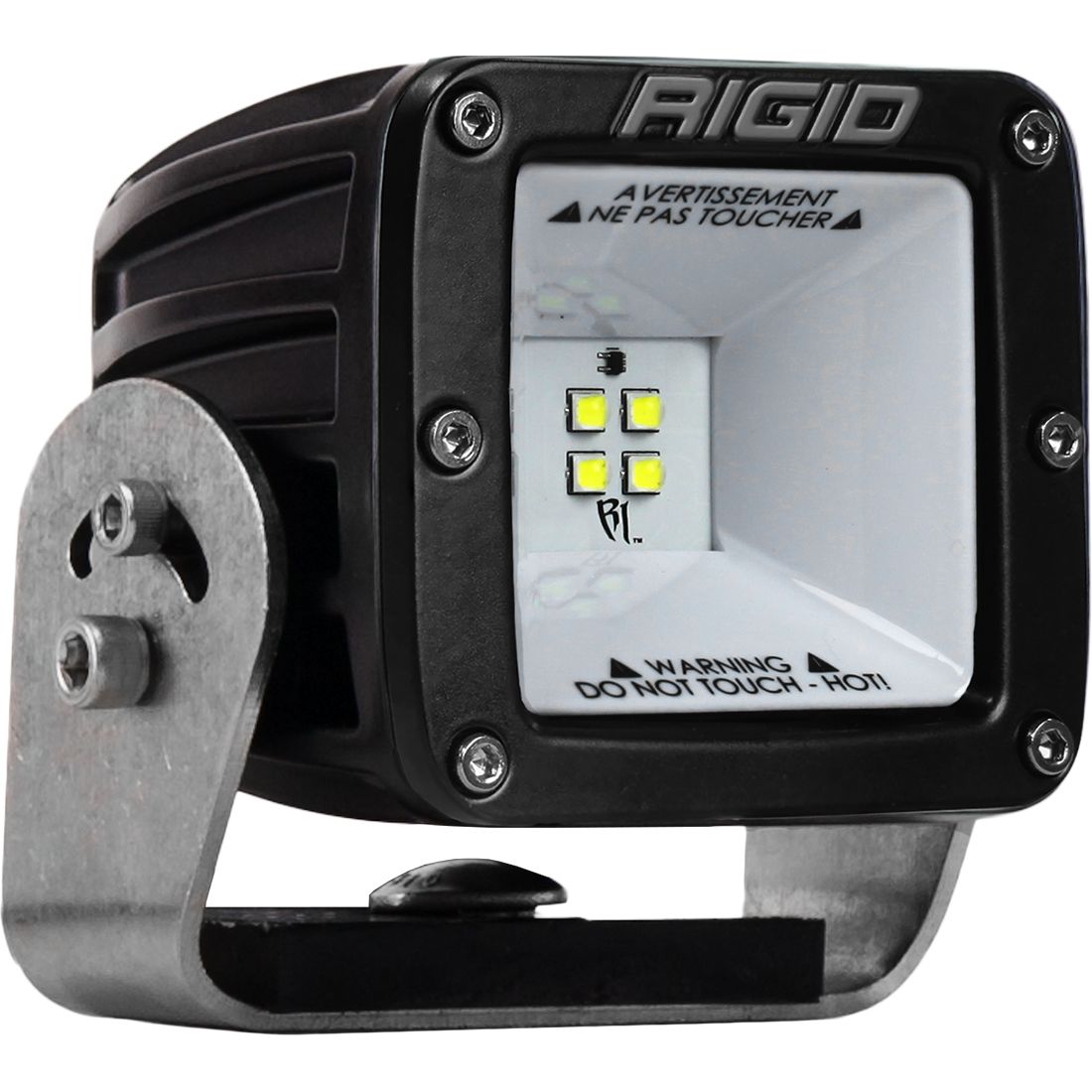 Rigid Industries 2x2 115 Degree DC Power Scene Light Black Housing - Click Image to Close