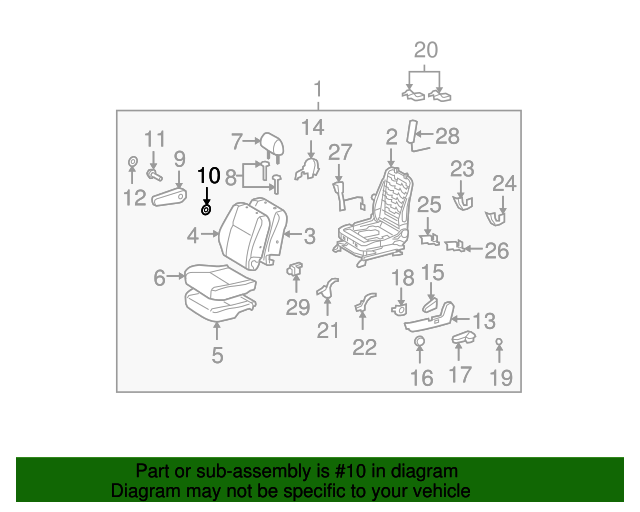 FJ Cruiser Armrest Bushing FJC 2013-2014 Round Hole