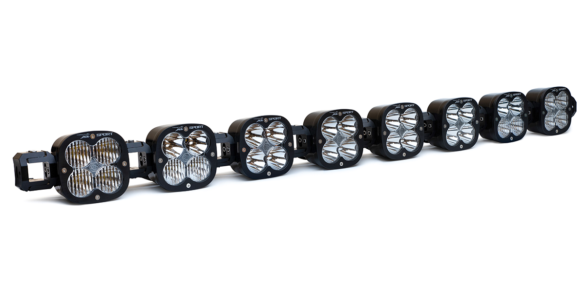 XL Linkable LED Light Bar 8 XL Clear Baja Desgins - Click Image to Close