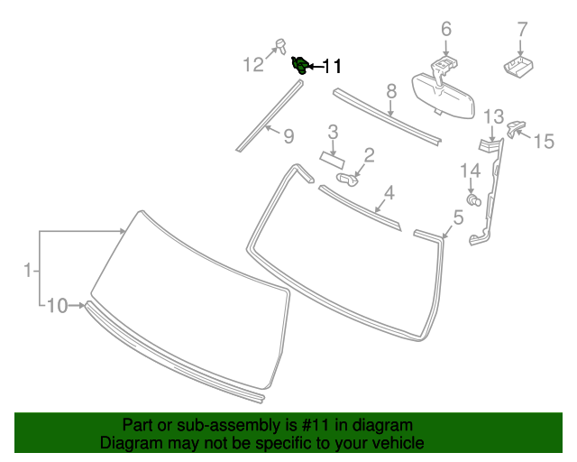 REVEAL MOLDING RETAINER