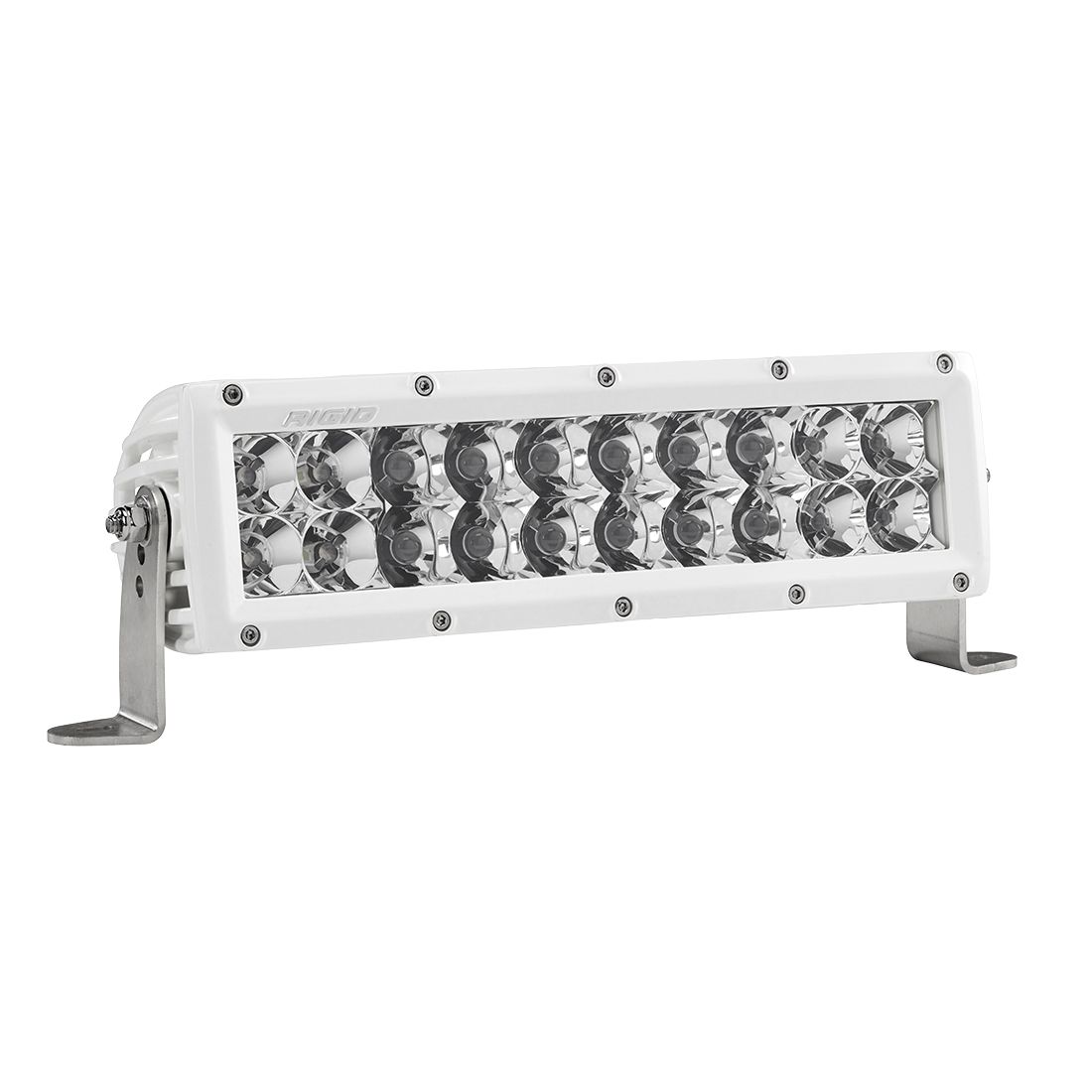 Rigid Industries 10 Inch Spot/Flood Combo Light White Housing E-Series Pro - Click Image to Close