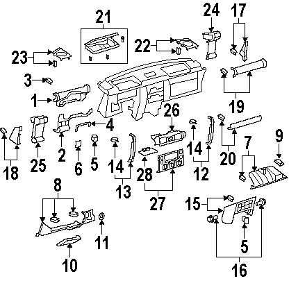 FJ Cruiser Interior Fuse Box Cover