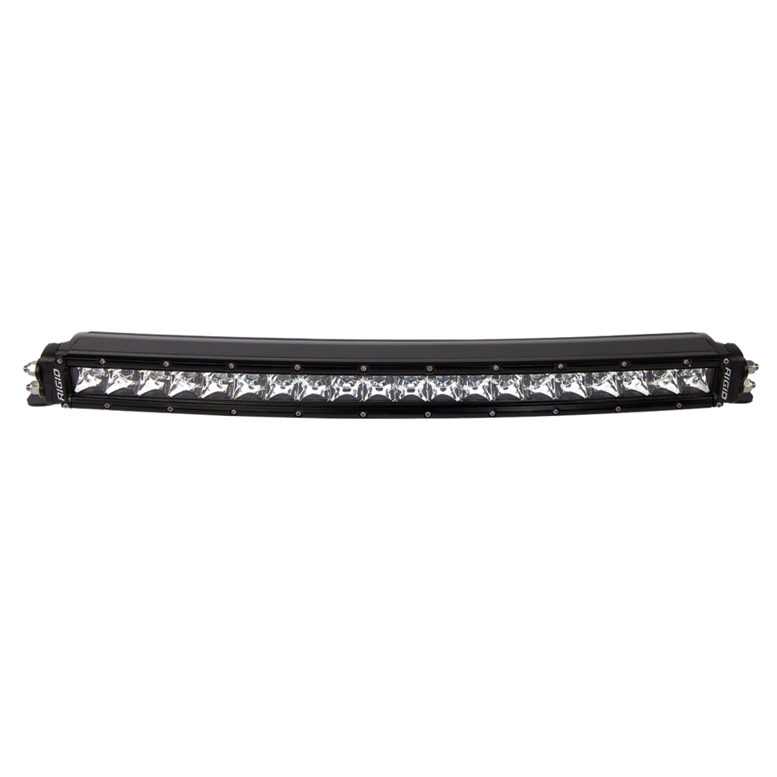 Rigid Industries 20 Inch LED Light Bar Single Row Curved Black Spot RDS SR-Series - Click Image to Close