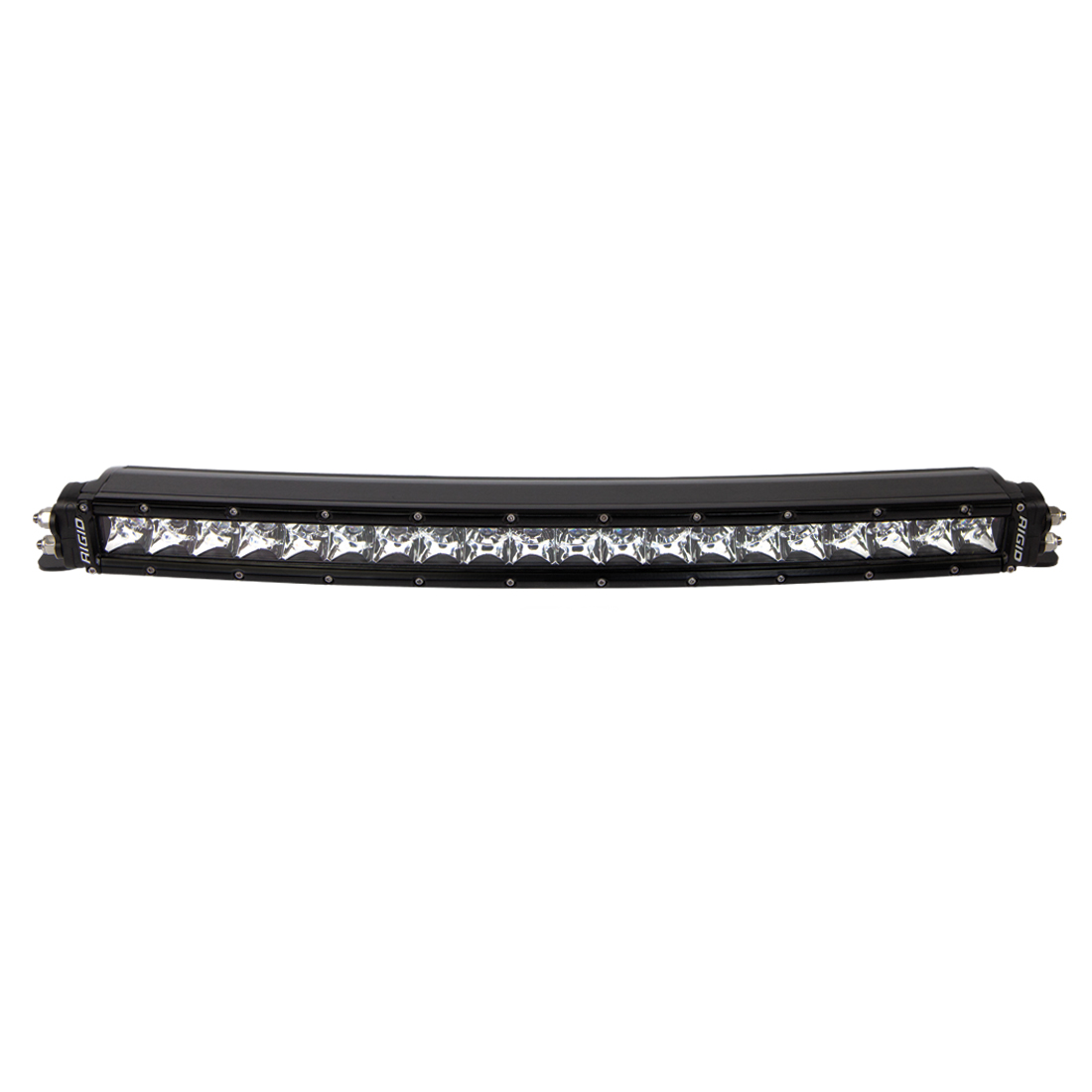 Rigid Industries 20 Inch LED Light Bar Single Row Curved Black Spot RDS SR-Series